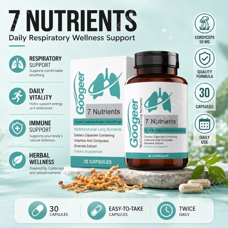 Natural Herbal Wellness - Cápsulas de Extracto de Cordyceps Sinensis,