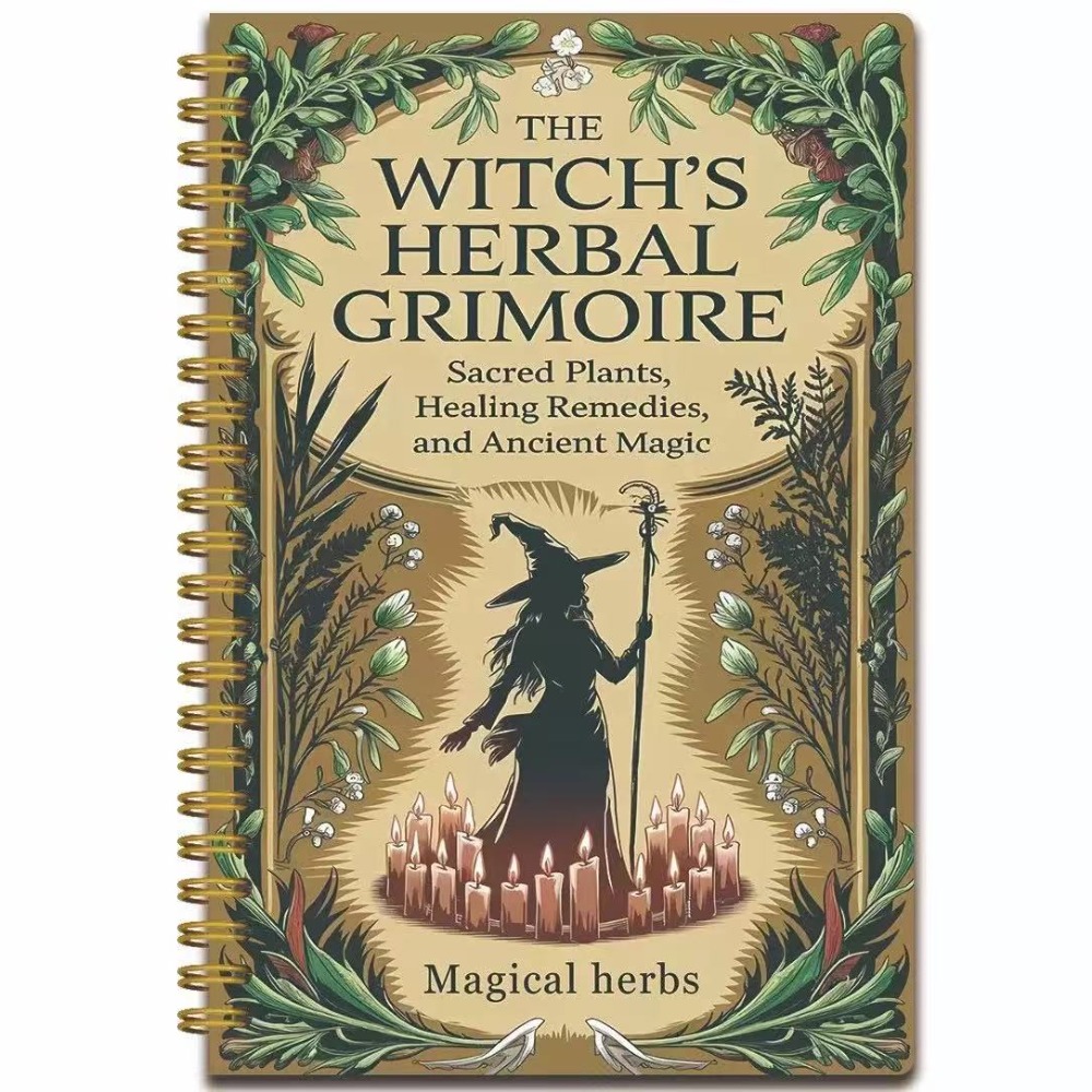Natural Herbal Wellness - Cuaderno A5 de Diseño Vintage con