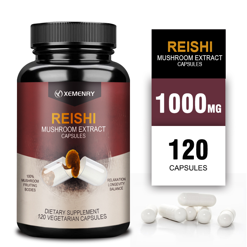 Tulsi Holy Basil - Cápsulas de Reishi: alivia el estrés,