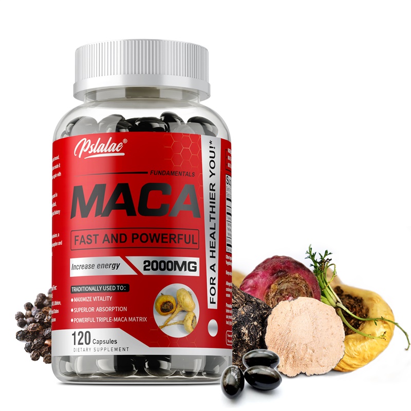 Tulsi Holy Basil - Cápsulas de raíz de maca: mejoran