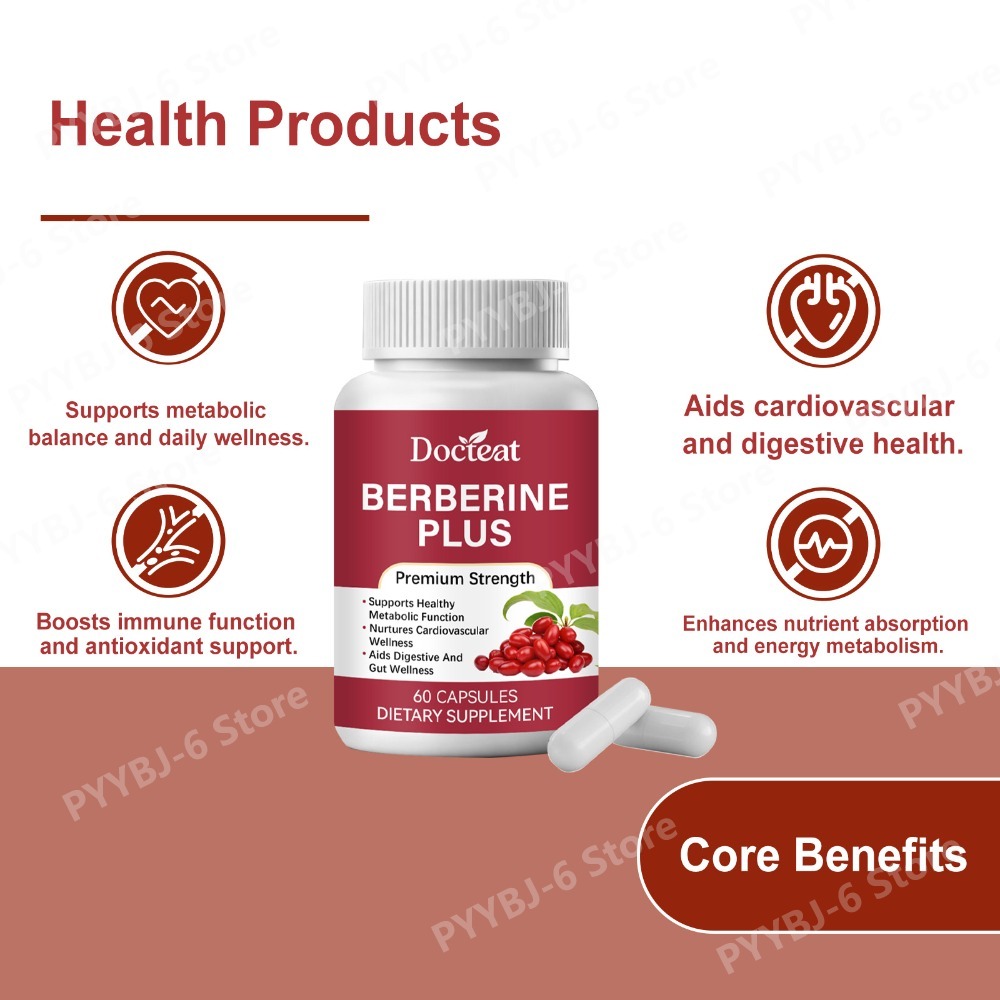 Suplemento Berberina Plus 60 C - Natural Herbal Wellness reseña y precio
