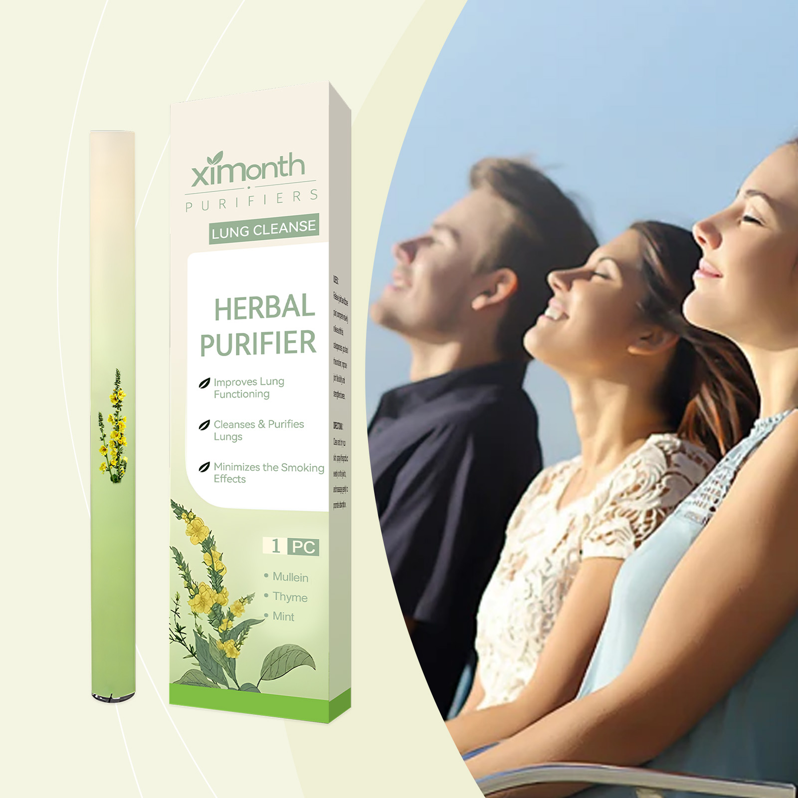 Palo de respiración a base de  - Natural Herbal Wellness reseña y precio
