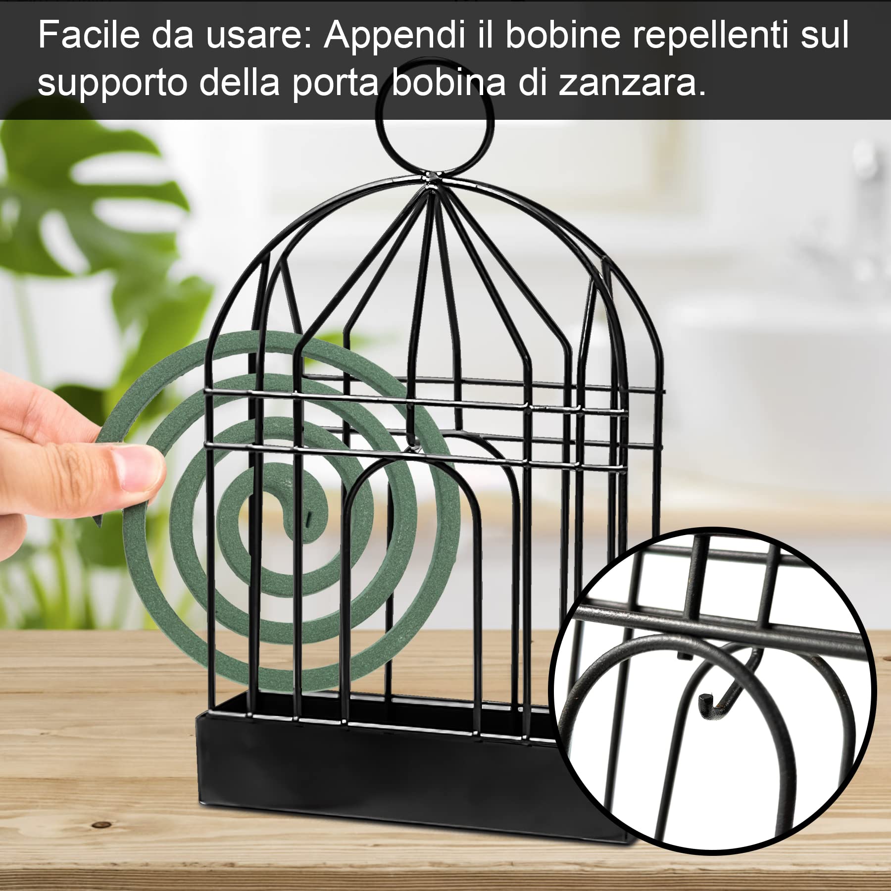 Soporte de bobina para mosquit - Tulsi Holy Basil reseña y precio